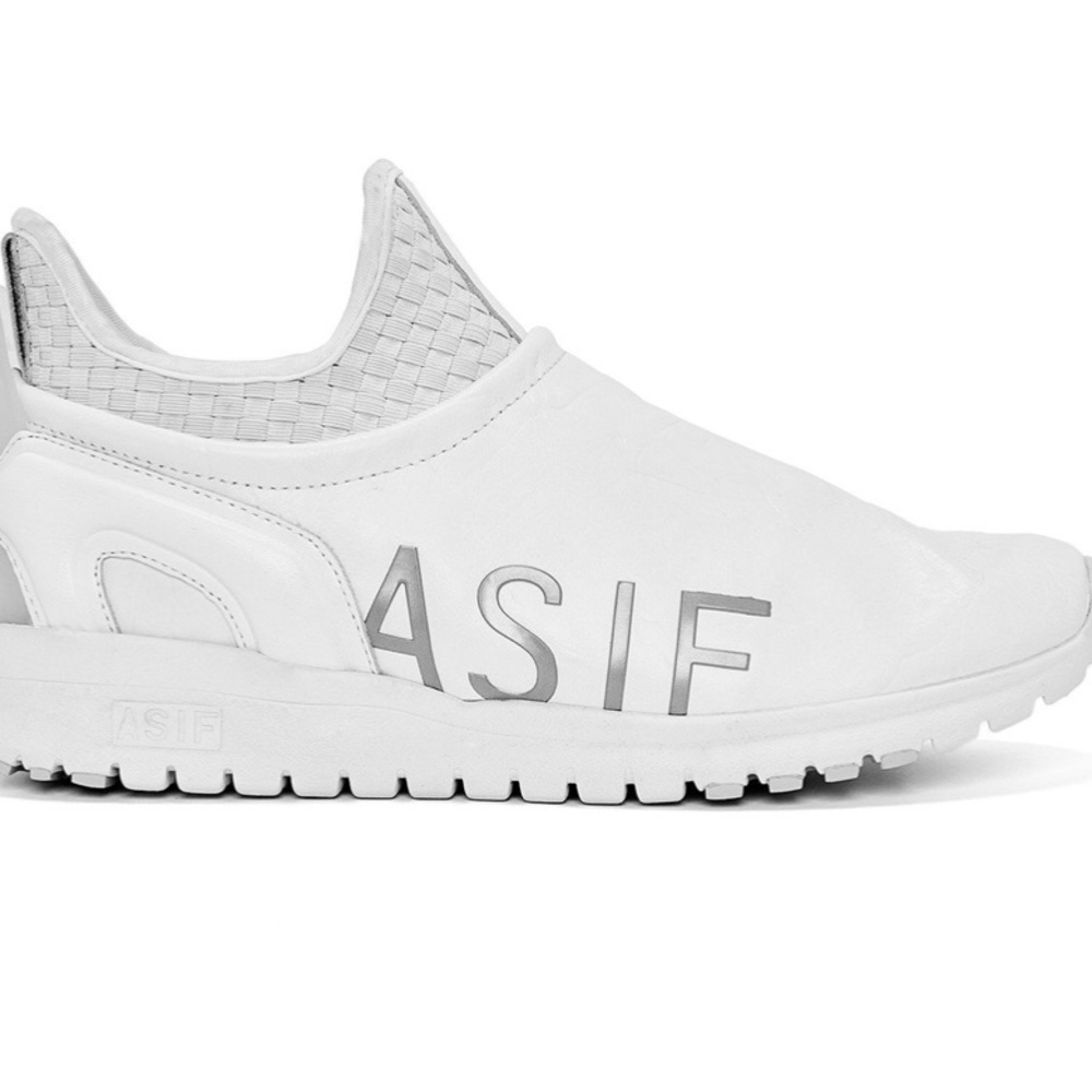 Rare💥ASIF IO Base White Wrinkled Premium Pig Leather